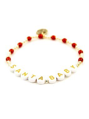 Santa Baby 18K Gold & Enamel Christmas Bracelet